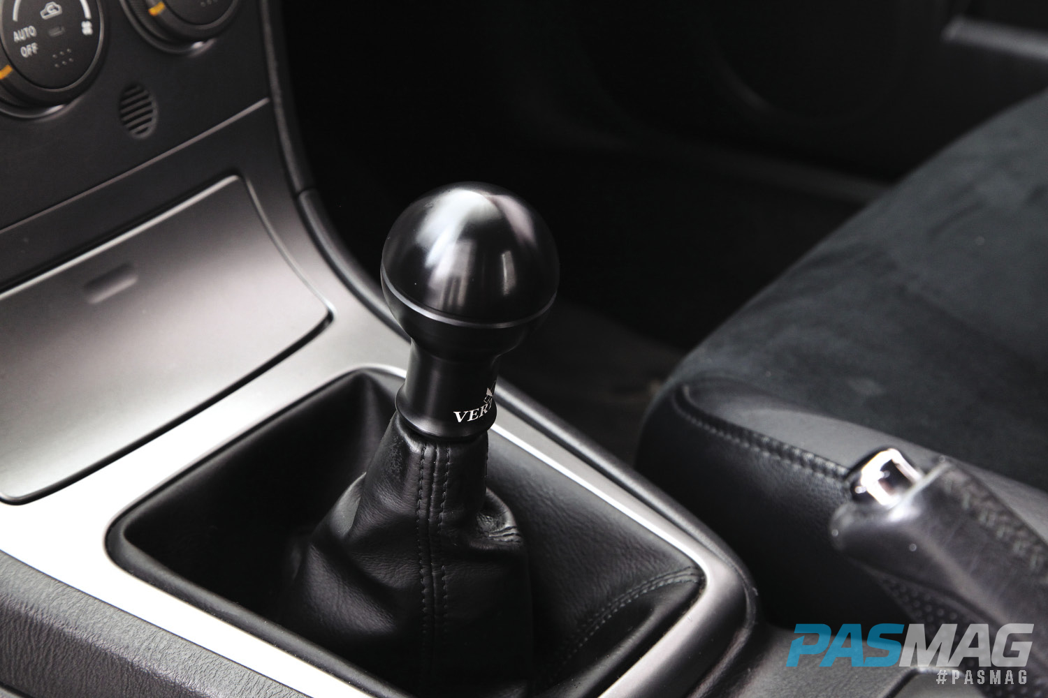 PASMAG Joseph Bacigalupi 2005 Subaru WRX Wagon Vertex shift knob