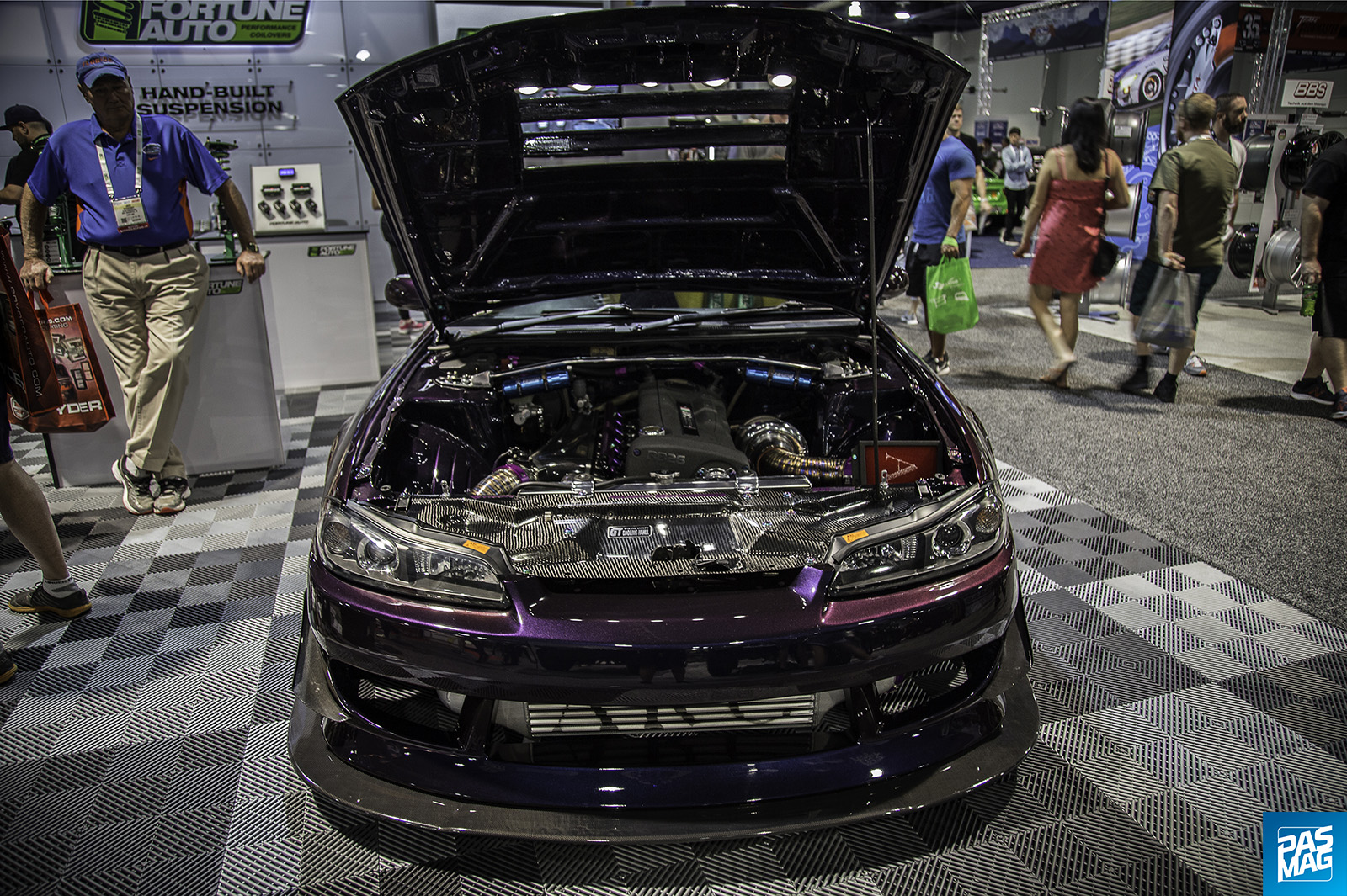05 SEMA Fortune Auto Nissan S15 PASMAG Adam Gordon