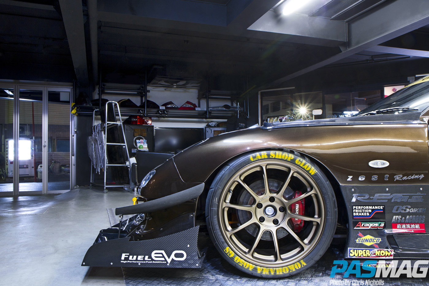 Car Shop Glow Mazda FD3S RX7 PASMAG Front section wheel profile