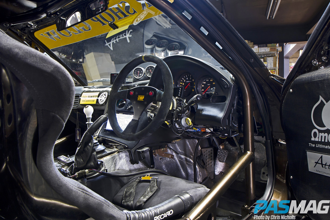 Car Shop Glow Mazda FD3S RX7 PASMAG Interior driver