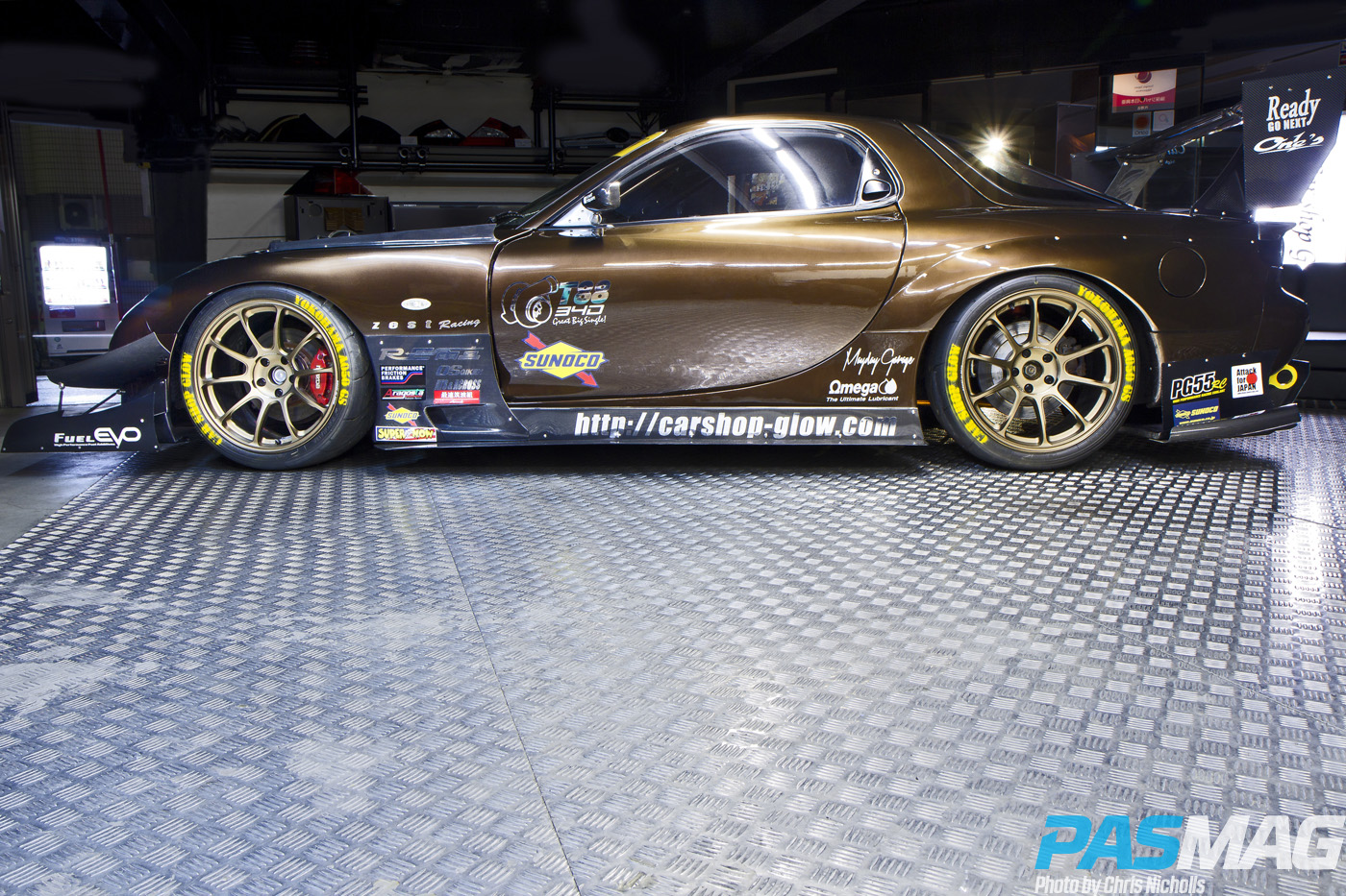 Car Shop Glow Mazda FD3S RX7 PASMAG Profile side