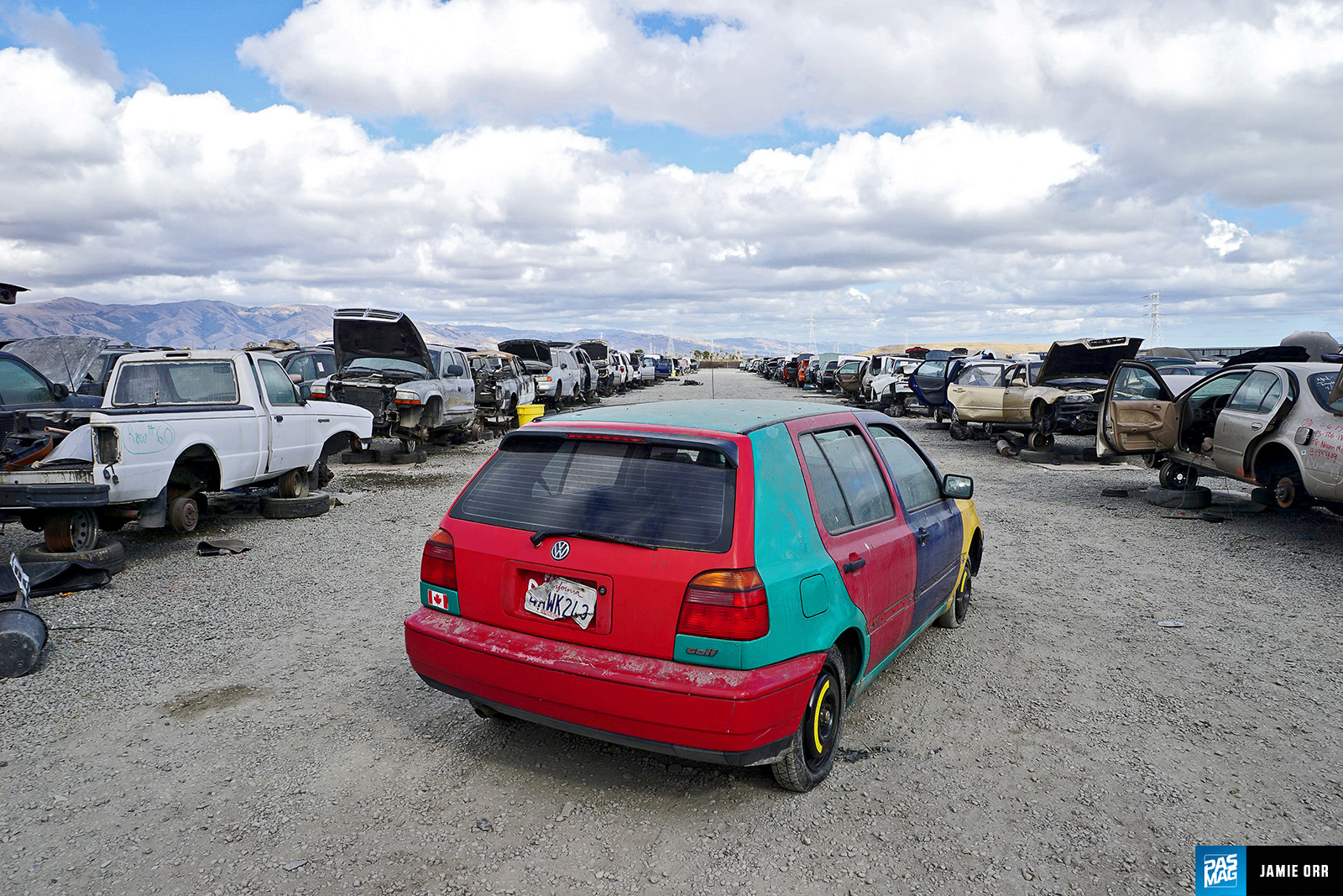 01 Jamie Orr 1996 VW Golf Harlequin Waterfest PASMAG