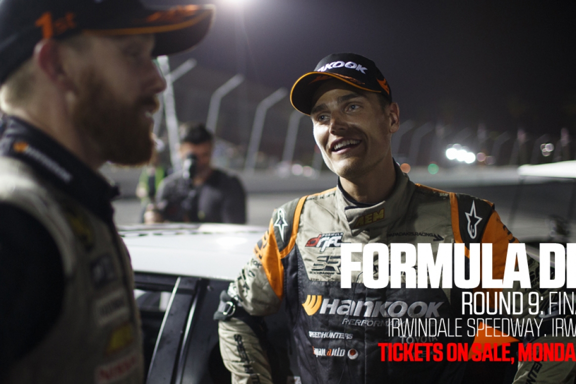 Formula Drift Round 9: Final Fight Tickets On-Sale, Monday, July 27th