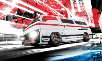 Danger Ambulance: WIZ Custom Builder's 1988 Nissan Caravan (E24)