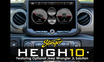 Stinger Electronics Introduces 10-Inch Floating Display Infotainment Hub, The Heigh10 at CES 2020