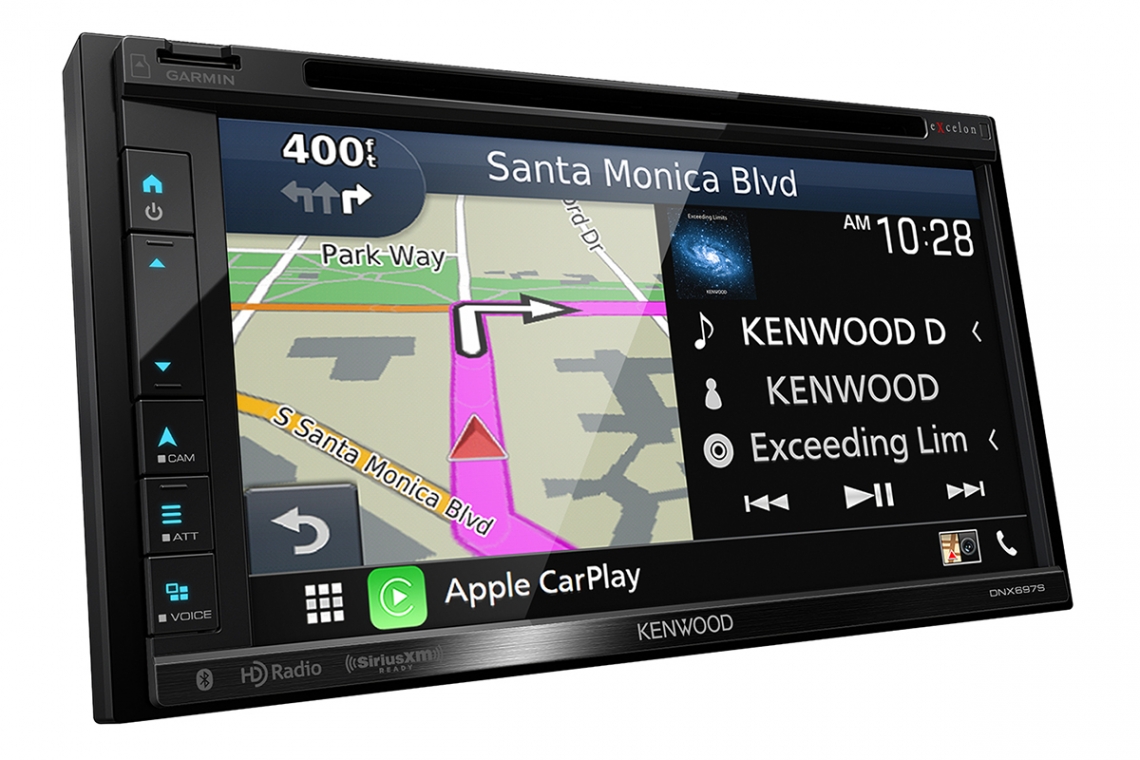 Kenwood eXcelon DNX697S 6.8"DVD Receiver with GPS Navigation