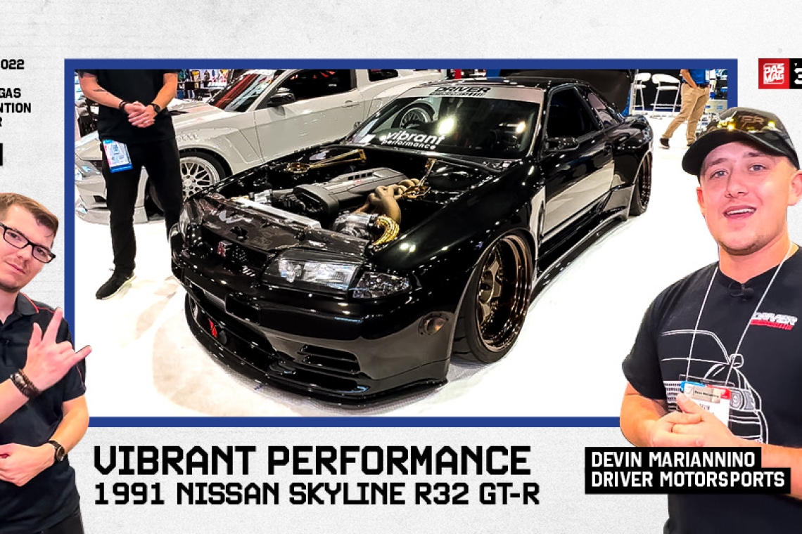 Craziest Skyline at SEMA in Years: Devin Mariannino Driver Motorsports' 1991 Nissan Skyline R32 GT-R