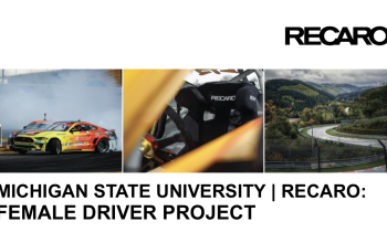Michigan State University and RECARO Tackle Female Safety in Female Driver Project
