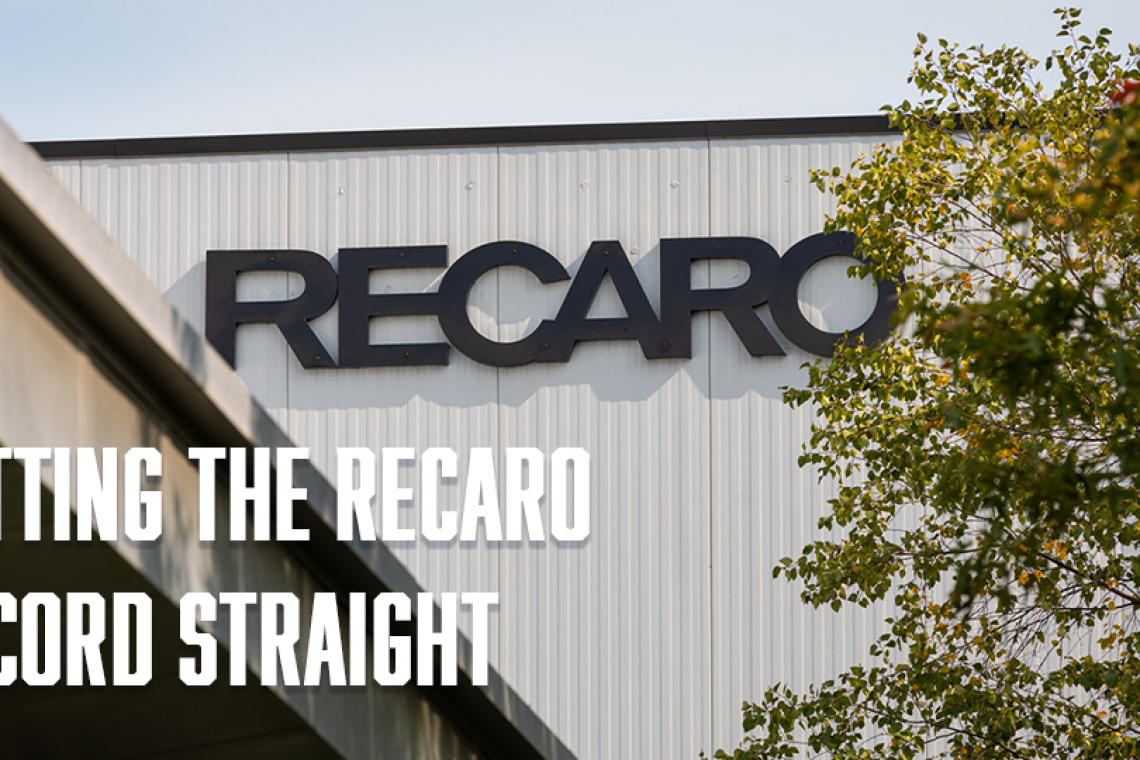 Recaro North America is Doing Fine