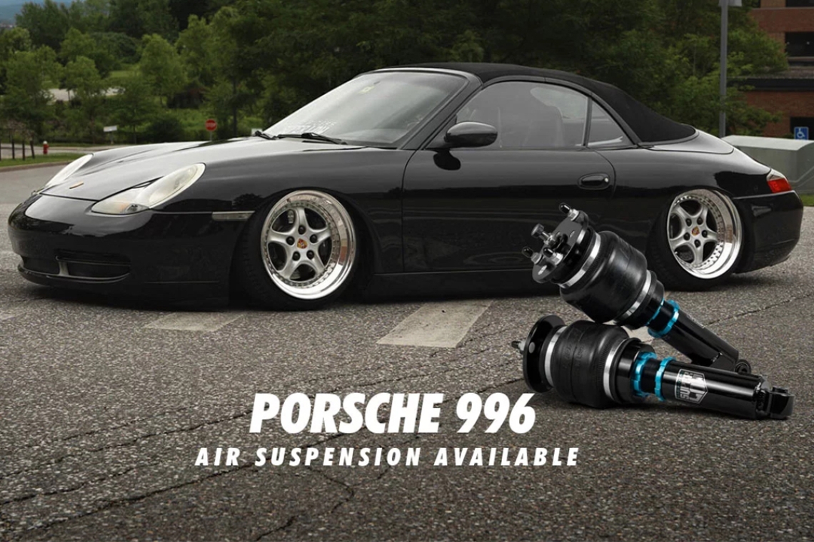 Bag Riders Introduce the Super Low Air Ride Kit for the Porsche 911 - 996