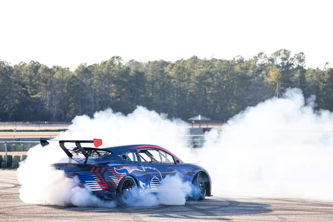 Ford Shows Off Mustang Mach-E NASCAR Demonstrator