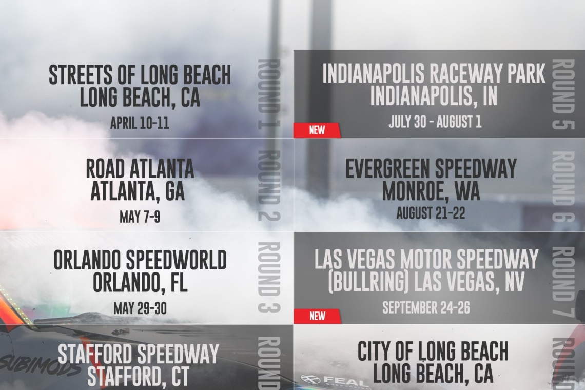 Formula DRIFT 2026 Adds Three New Locations, Leaves Englishtown