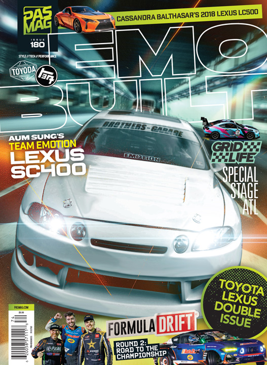 PASMAG Issue 180 Toyota Lexus special issue back cover.