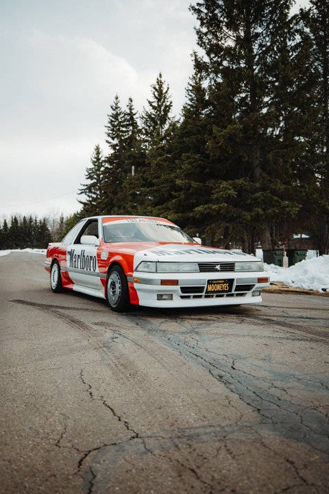 Gary Zackodnik’s 1988 Toyota Soarer with Marlboro-inspired livery.