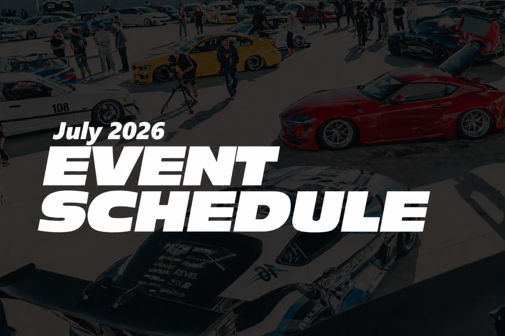 July 2026 Event Calendar