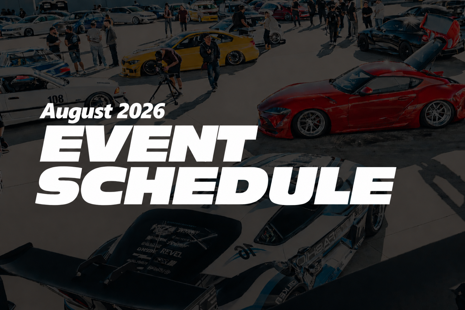 August 2026 Event Calendar