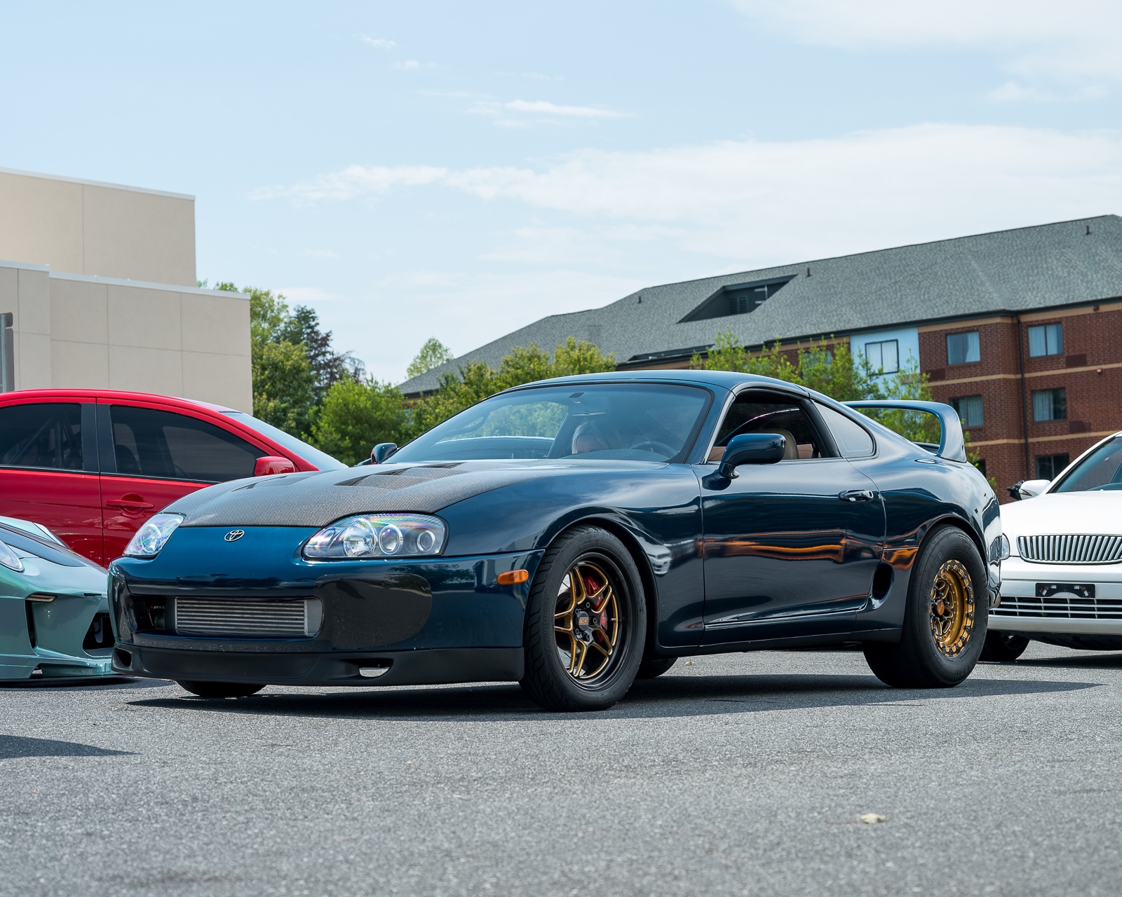 Built Toyota Supra on display at Daikoku Tensei Style 2026 in Hickory, North Carolina.