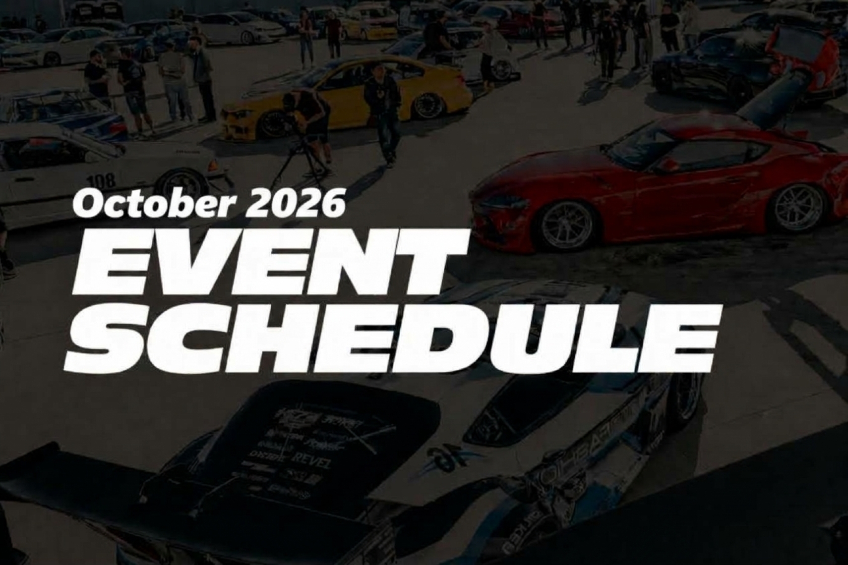 October 2026 Event Calendar