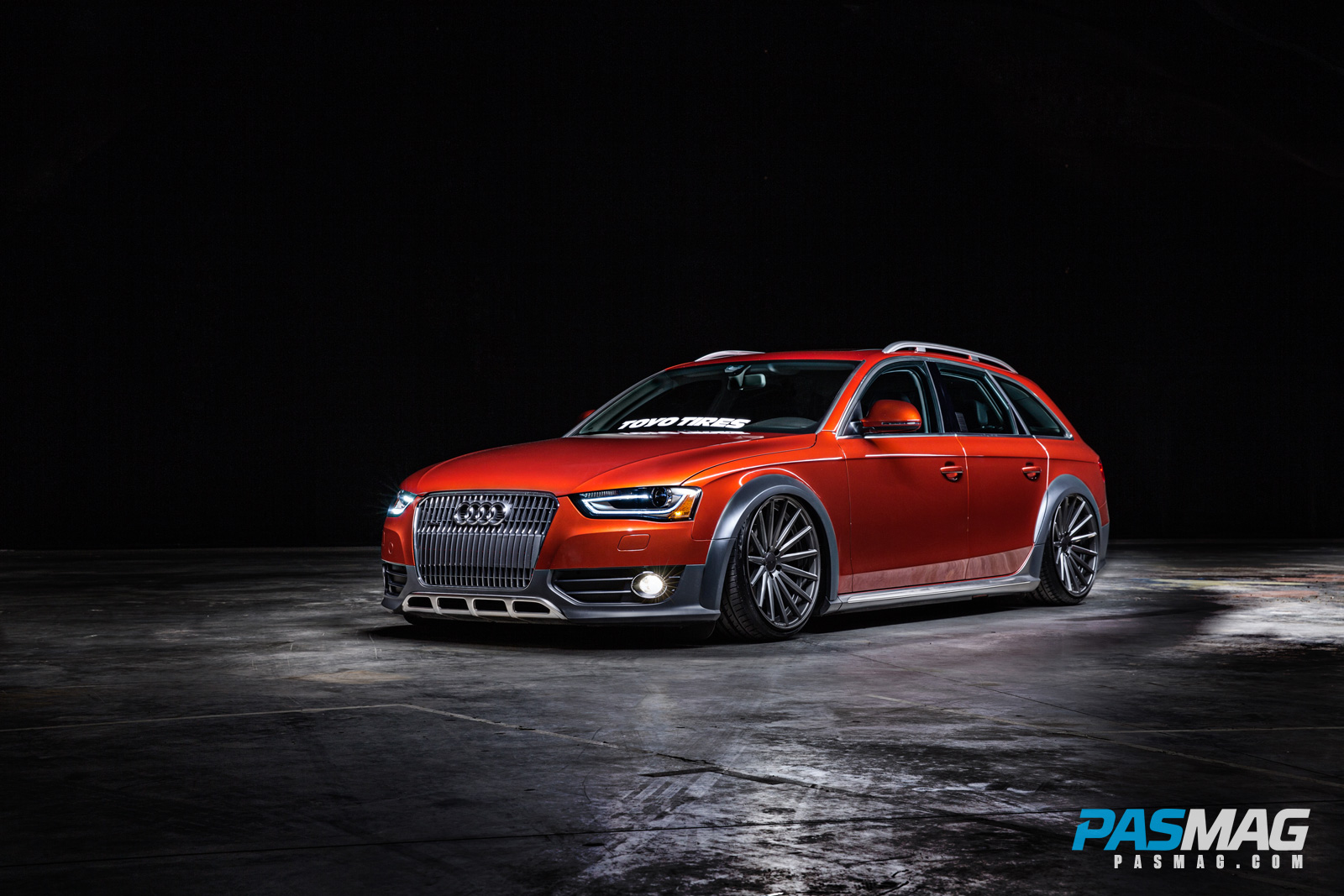 PASMAG Vossen Audi Allroad Driver Front Center