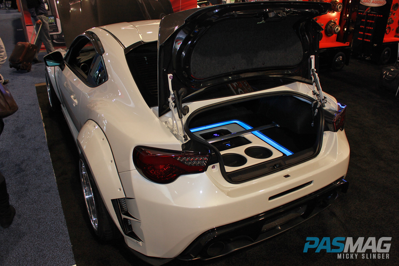 PASMAG CES 2015 Las Vegas NV BunnyHunter Scion FRS ARC Audio rear