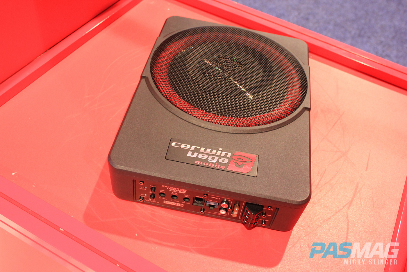 PASMAG CES 2015 Las Vegas NV Cerwin Vega Powered Subwoofer