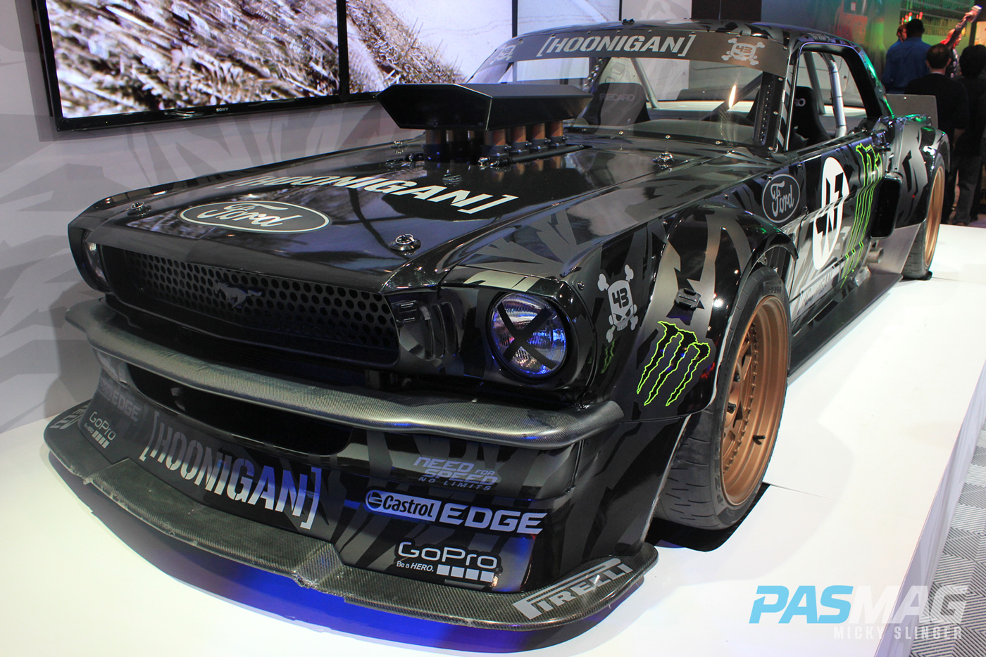 PASMAG CES 2015 Las Vegas NV Hoonicorn Ken Block 1965 Ford Mustang