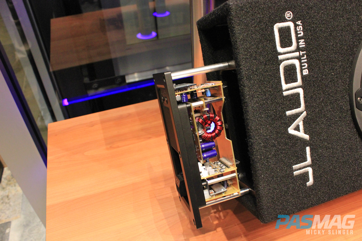 PASMAG CES 2015 Las Vegas NV JL Audio Powered Subwoofer