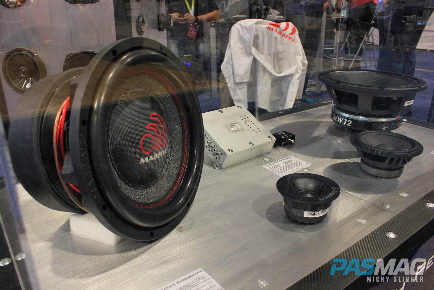 PASMAG CES 2015 Las Vegas NV Massive GTX Subwoofer front