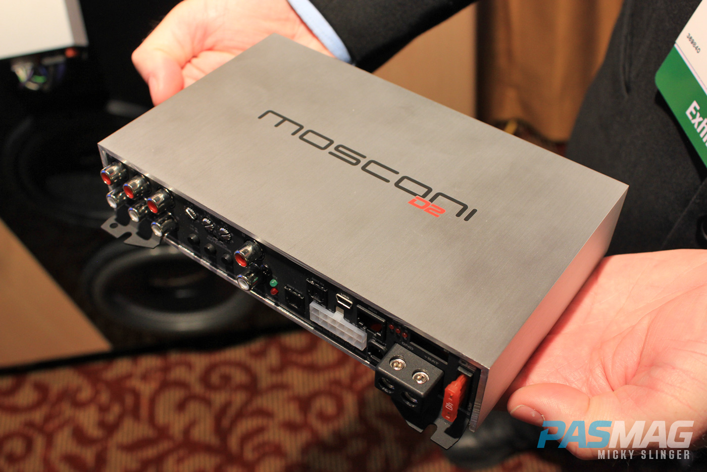 PASMAG CES 2015 Las Vegas NV Mosconi D2 Amplifier Top