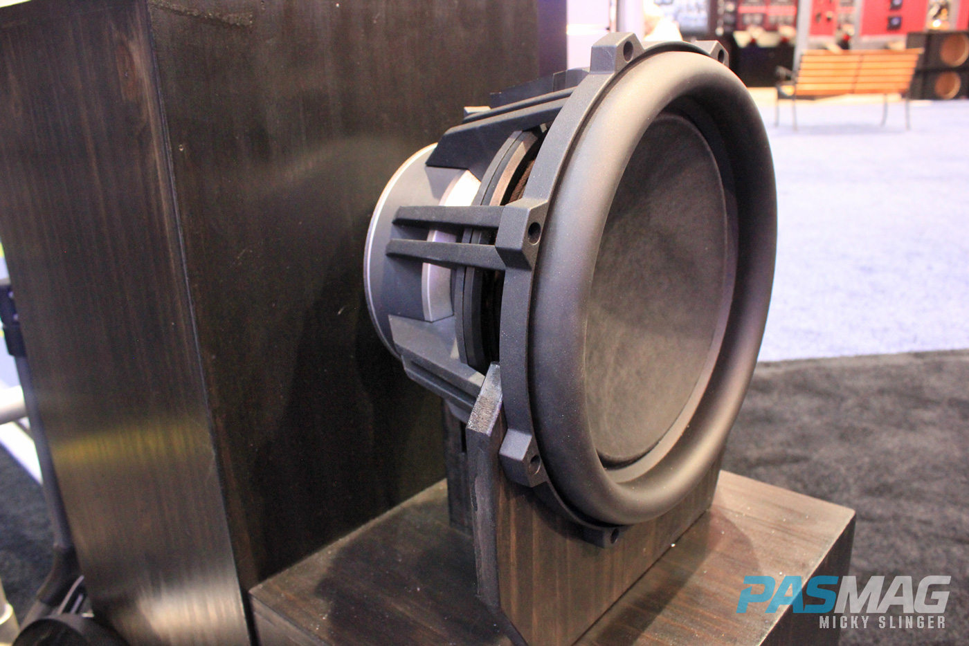 PASMAG CES 2015 Las Vegas NV OnCore Subwoofer front