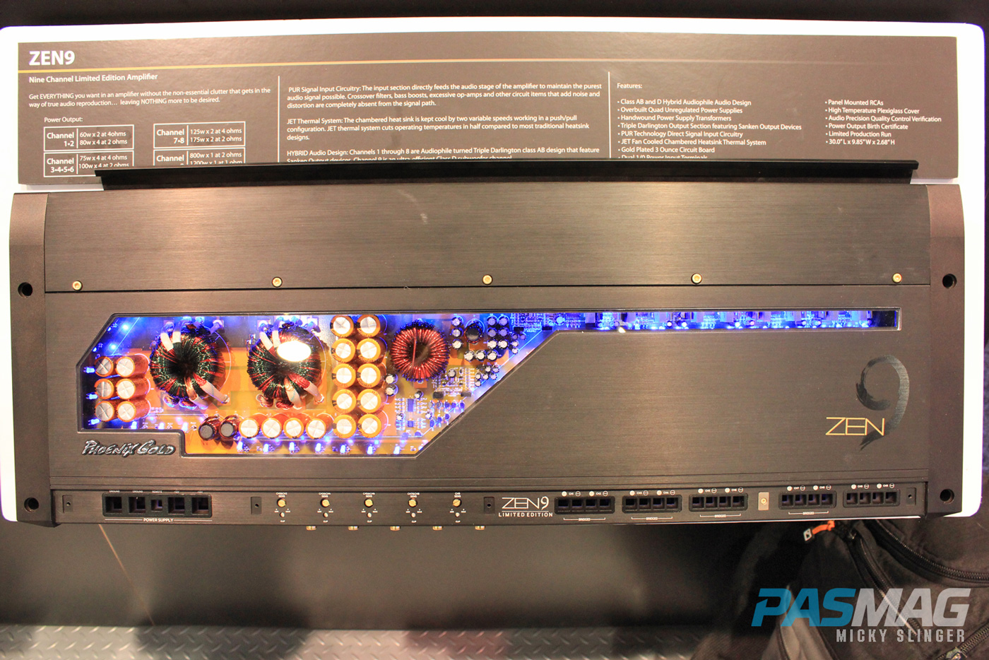 PASMAG CES 2015 Las Vegas NV Phoenix Gold Zen 9 Amplifier