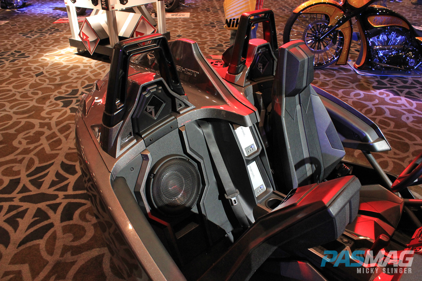 PASMAG CES 2015 Las Vegas NV Rockford Fosgate 2015 Polaris Slingshot