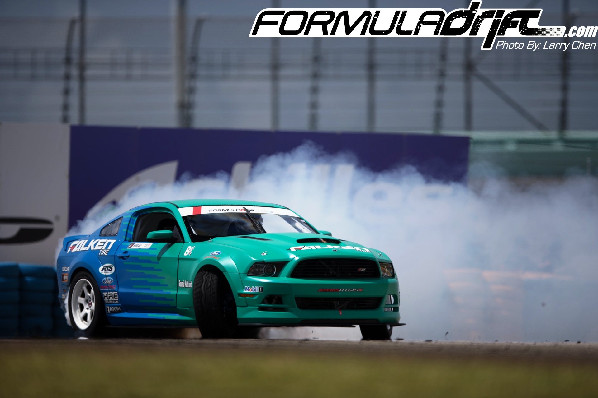 PASMAG Formula Drift 2014 Miami Florida Larry Chen Justin Pawlak Ford Mustang