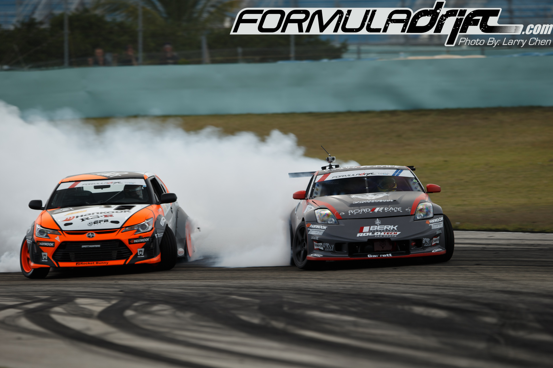PASMAG Formula Drift 2014 Miami Florida Larry Chen Scion FRS Nissan 350Z