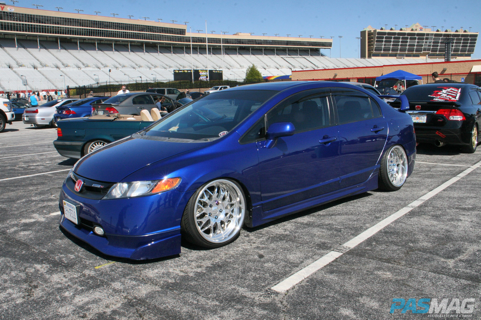 PASMAG Import Alliance Hamton Georgia 2014 Michael Watson Blue Honda Civic
