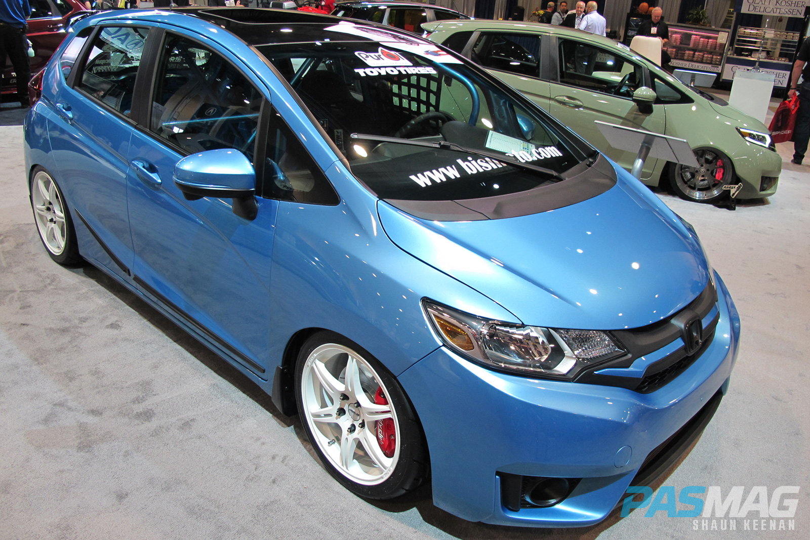 SEMA 2014 Las Vegas Honda Fit Challenge Bisimoto front