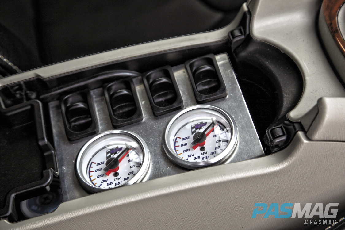 PASMAG VIP Swag Rodney Esteban 2010 Toyota Prius PowerBass Air Runner VIAIR Five Axis Designs Falken Junction Produce Audison gauges
