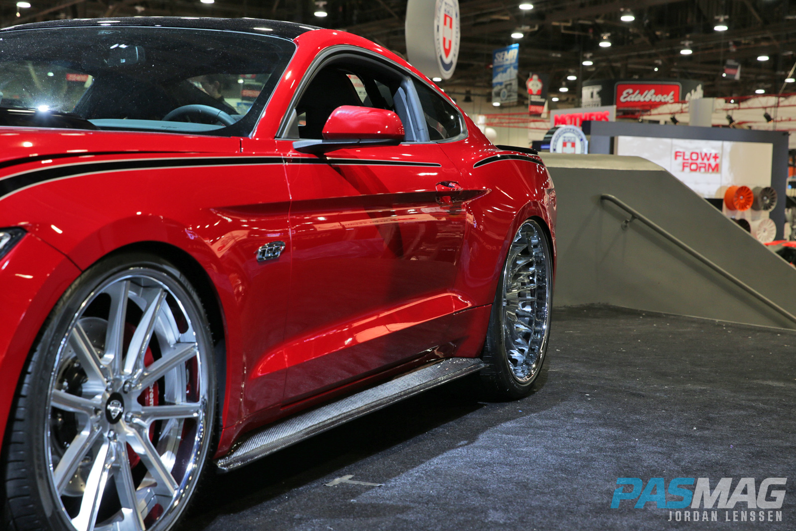PASMAG SEMA CGS Performance Supercharger 2015 Ford Mustang GT Fastback Kompression side