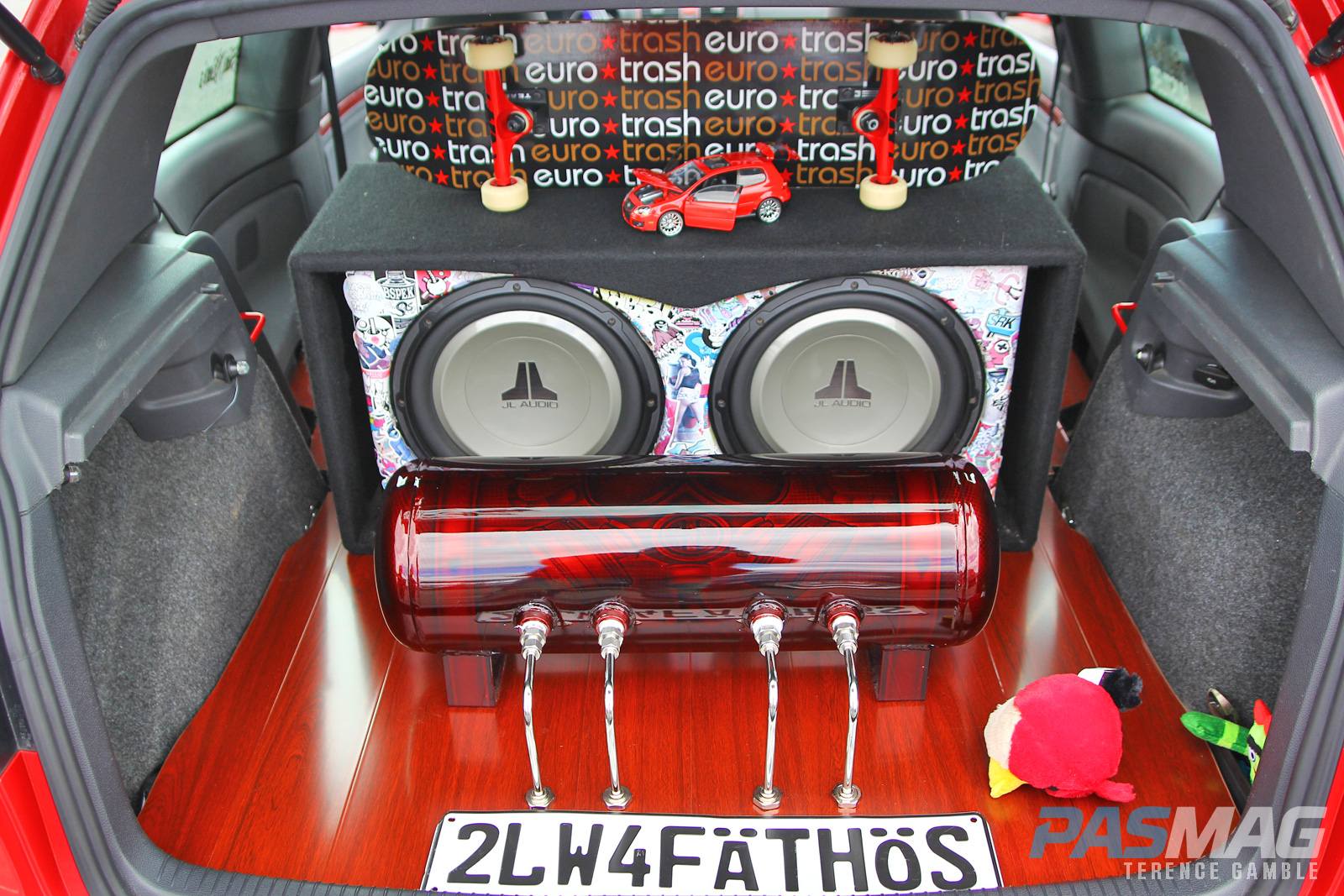 PASMAG Trending Hardwood Trunks Interior Liner European Car Culture VW Audi JL Audio