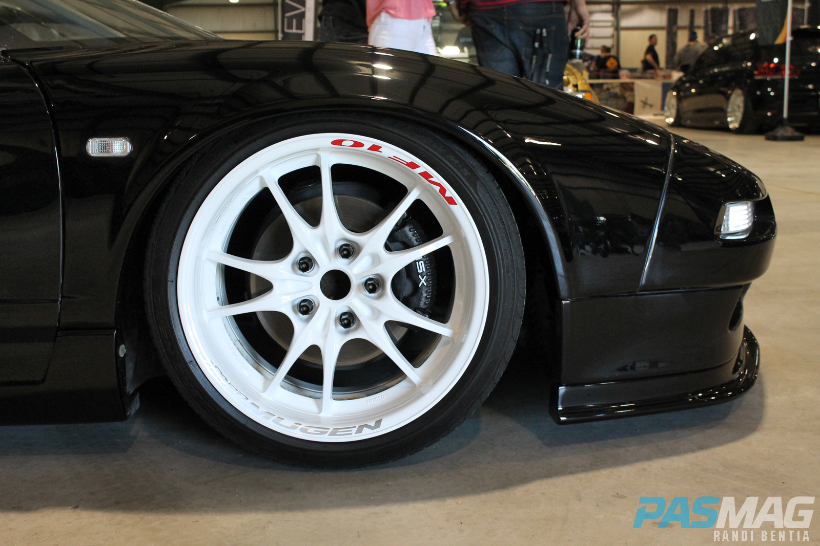 PASMAG JDM Simplicity LEVELone Acura NSX Fitted Honda Mugen passenger wheel close