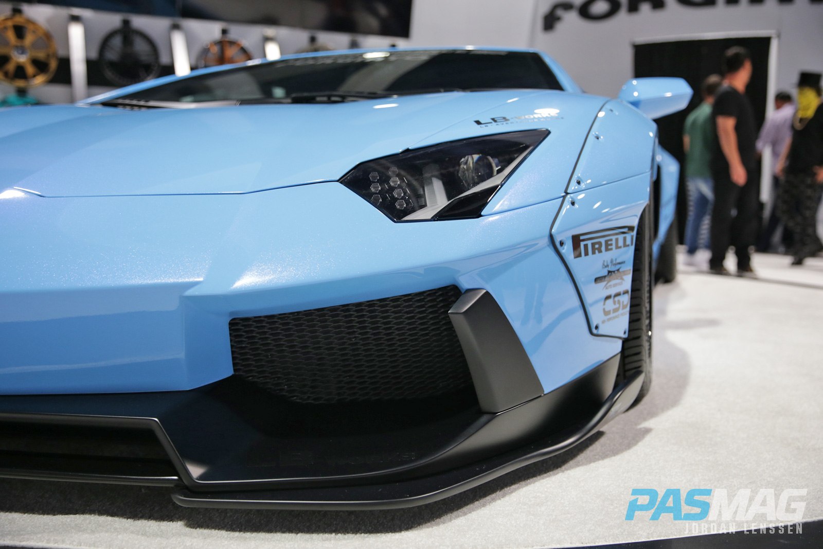 PASMAG forgiato liberty walk performance lb works lamborghini aventador front driver