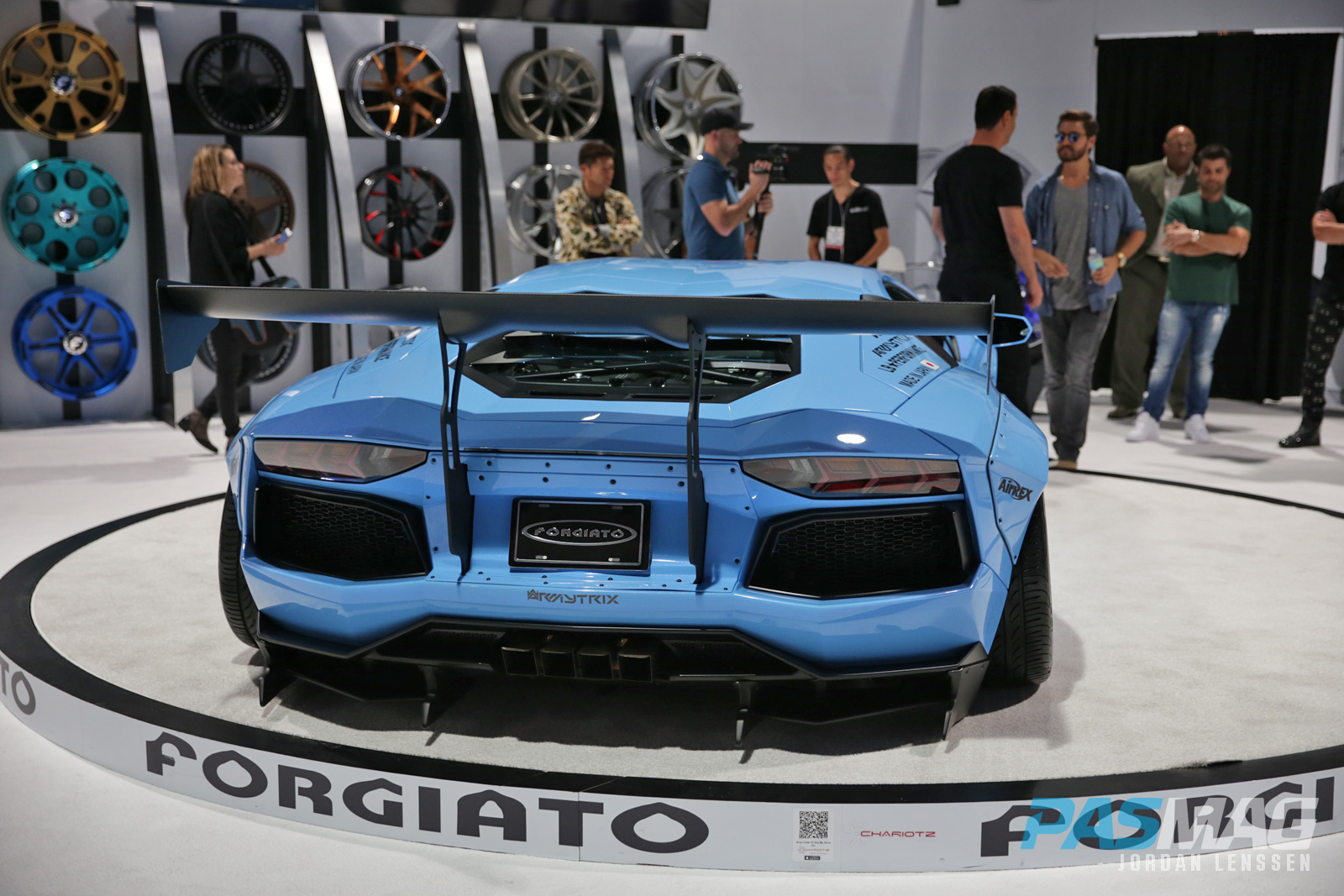PASMAG forgiato liberty walk performance lb works lamborghini aventador rear