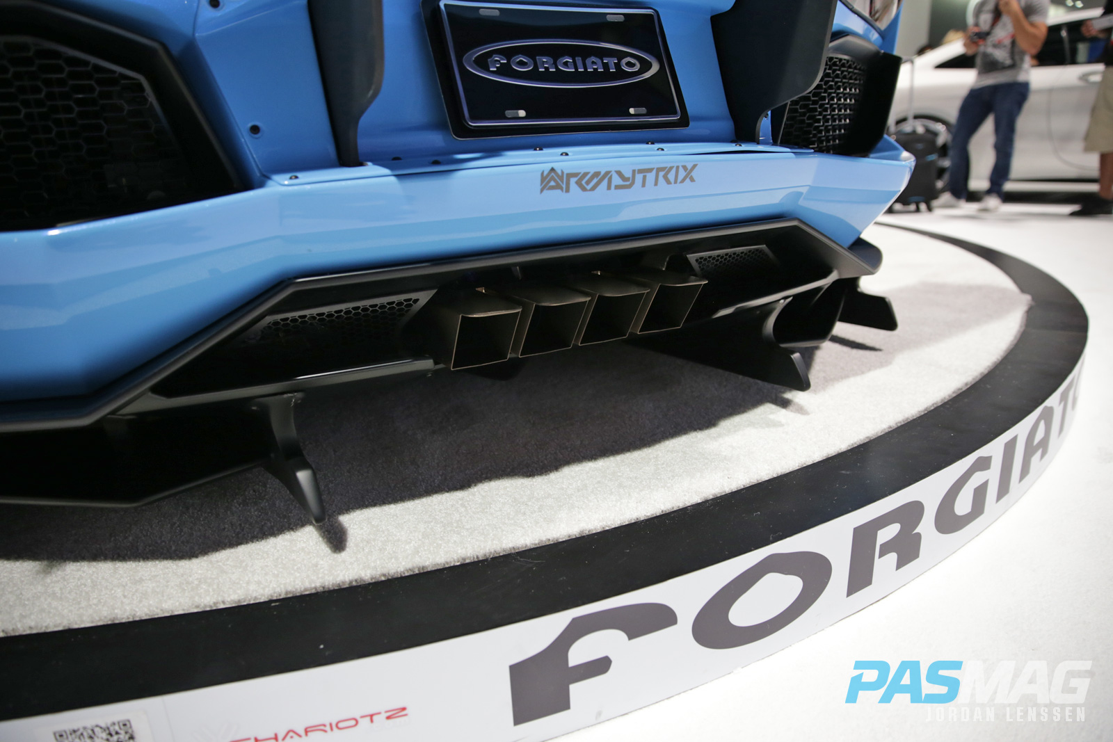 PASMAG forgiato liberty walk performance lb works lamborghini aventador rear diffuser