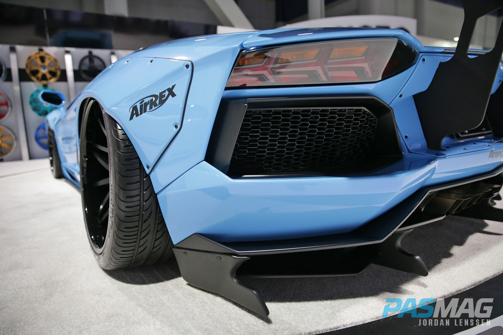 PASMAG forgiato liberty walk performance lb works lamborghini aventador rear driver light low