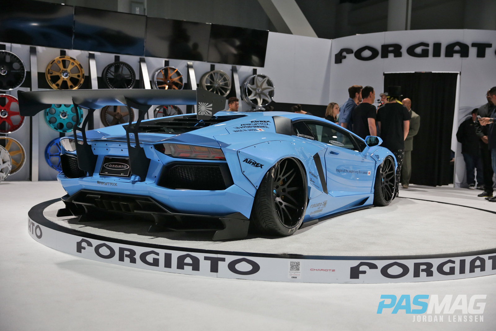 PASMAG forgiato liberty walk performance lb works lamborghini aventador rear far1