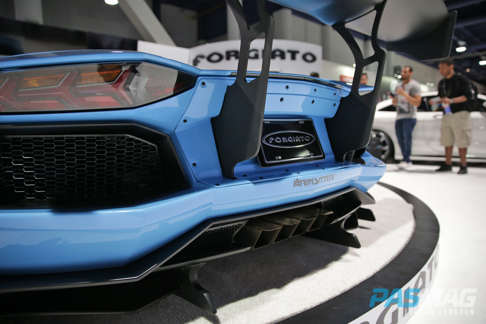 PASMAG forgiato liberty walk performance lb works lamborghini aventador rear lights wing