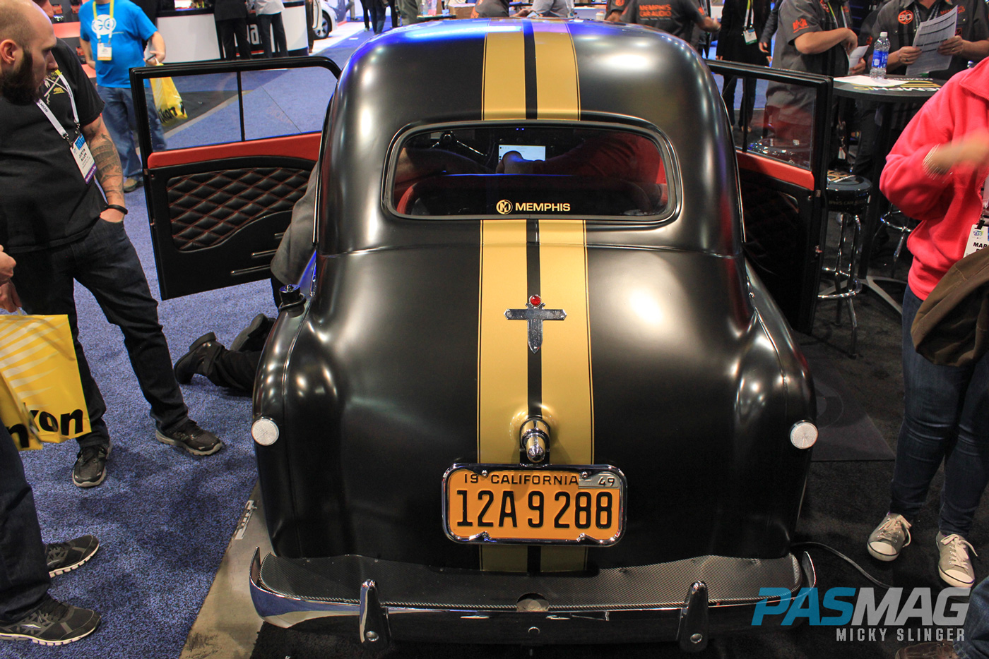 PASMAG CES 2015 Memphis Car Audio 50th Anniversary 1949 Crosley Business Coupe Restoration rear
