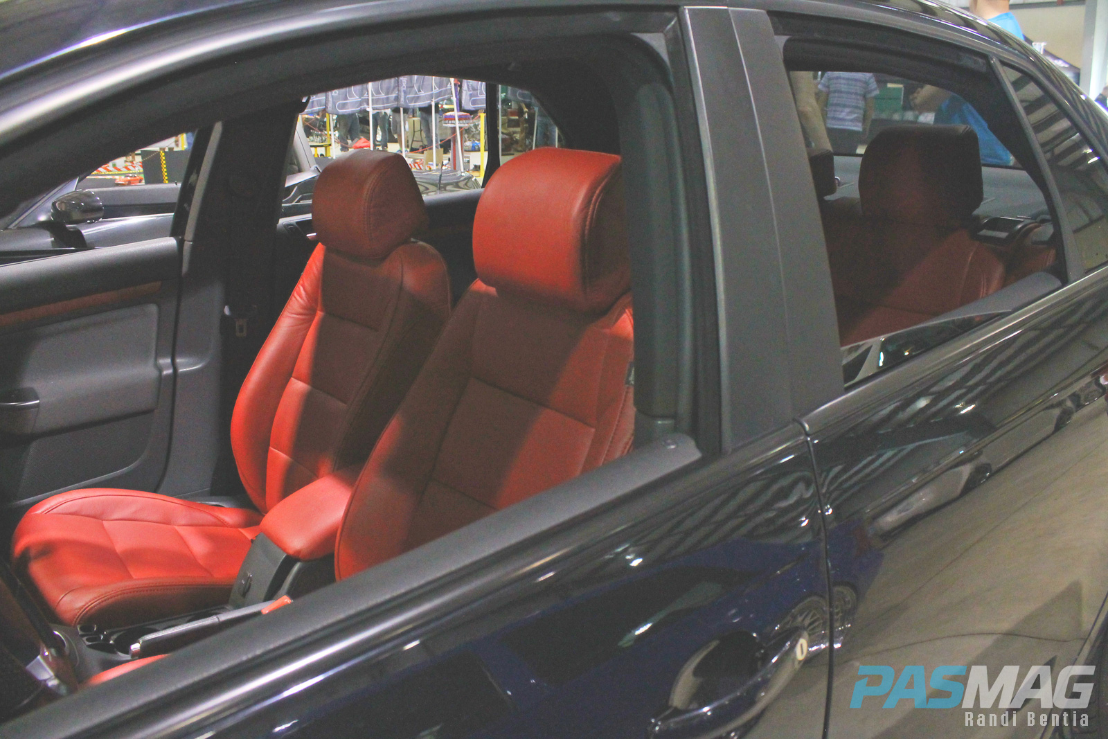 PASMAG Trending Ladies Rides Natalia Anna VW Jetta red leather