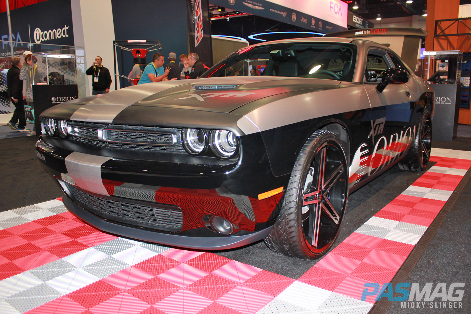 PASMAG CES 2015 Orion Car Audio XTR Dodge Challenger front