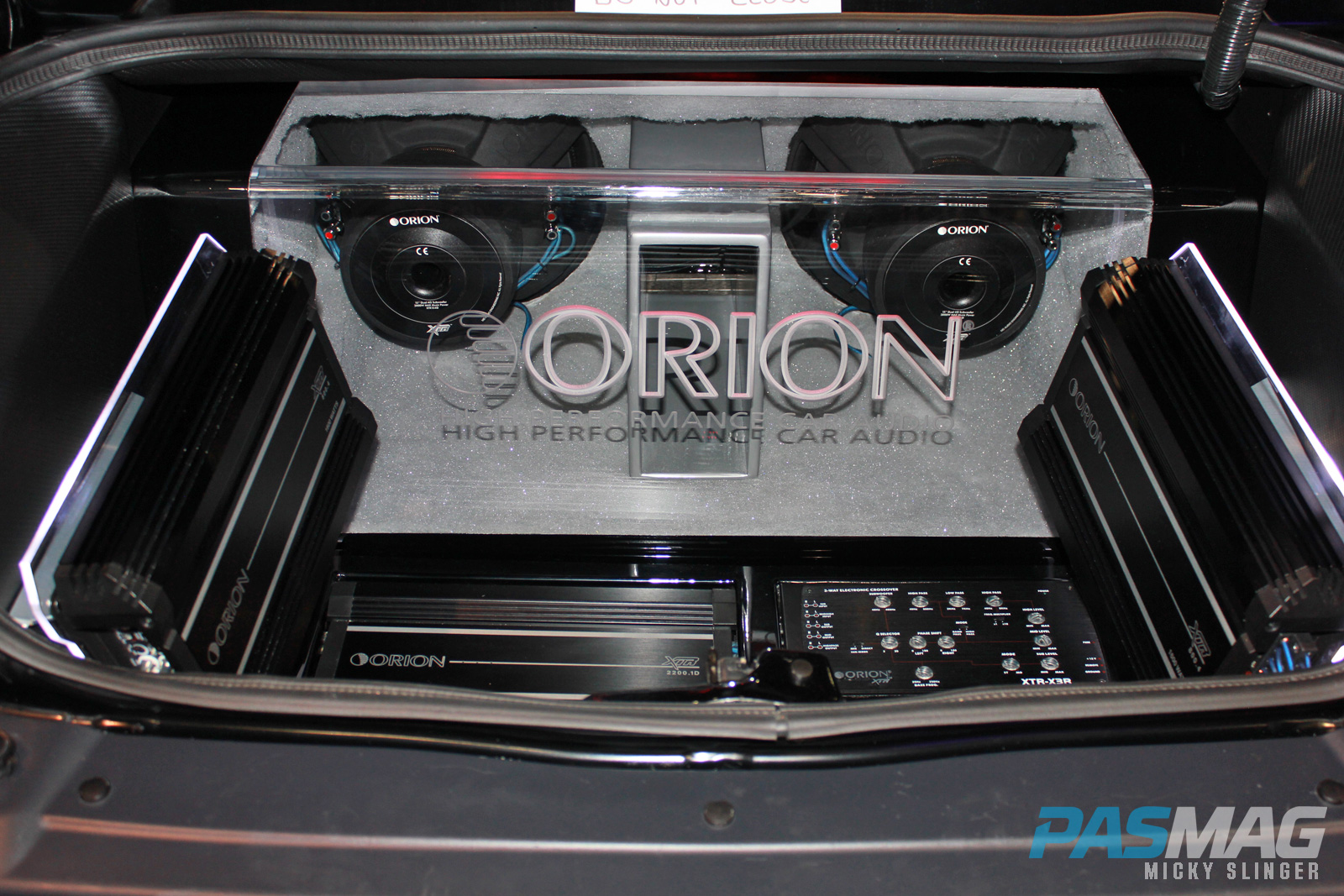 PASMAG CES 2015 Orion Car Audio XTR Dodge Challenger subwoofers amplifiers top